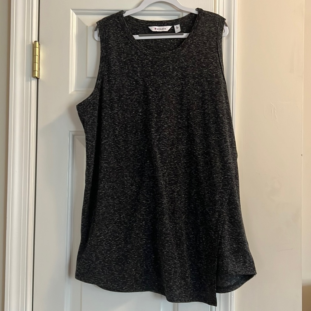 Athleta Charcoal Gray Getaway Tank Size M